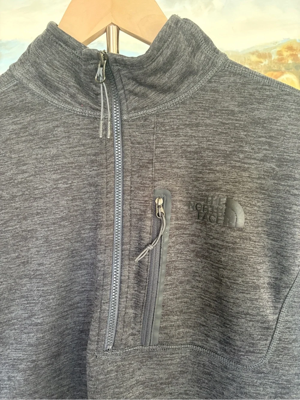 The North Face Canyonlands Fleece 1/4 zip, sz S